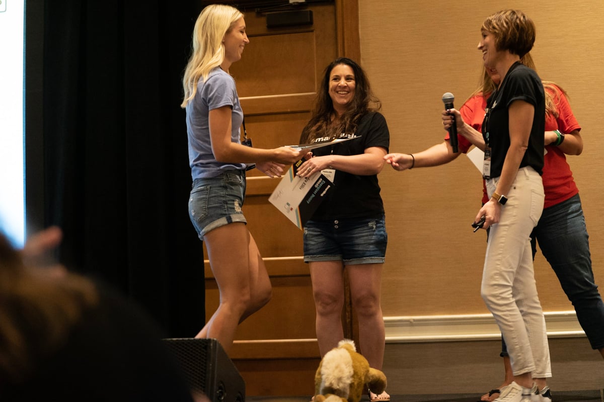 SmartBug receiving award